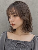 エストアール フクオカ 福岡博多店(est-r. Fukuoka)&nbsp;コテ巻き風/ボブ/デジタルパーマ/博多美容