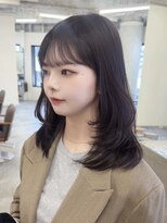 ガーランドウメダ(Garland umeda)&nbsp;レイヤーカット、ラベンダーカラー　担当　垣内　2202