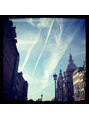 サンヘアーブリッツ(sun hair BRITS) 幻想的なブリュッセル(ベルギー)の空。