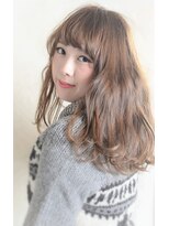 シェア(SHARE hair make works) 『SHARE』☆ふんわりフェミニンな雰囲気のおフェロ髪スタイル☆