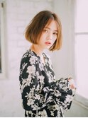 切りっぱなしボブ