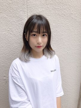 サロンドミルク 原宿(salon de MiLK) 【salon de MiLK 原宿】グラデーションホワイトアッシュ