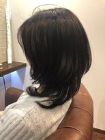 ヘアー サロン アットシュシュ(Hair Salon At'shushu)&nbsp;小顔補正立体カットでふんわりミディアムロング♪