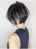 【 LIV OSAKA 】エッジショート_アッシュカラー_ハイライト