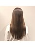 カット＋縮毛矯正＋リタッチカラー＋３種から選べる超音波TR￥22000