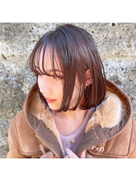 ラナ 渋谷(Lana) 【Chill】大人かわいい季節のピンクベージュクールショートボブ