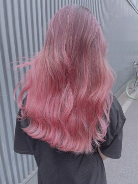 ボックスミコ(Box mico.) 《☆ピンク☆》濃いピンクからパステルピンクのグラデーション