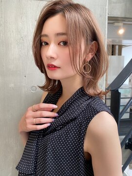 ロンド ジュルード 名古屋(Lond jeloud) 学割U24 韓国風 ウルフ フェイスレイヤー 顔周り 前髪 492