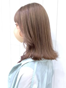 アルバム 新宿(ALBUM SHINJUKU) ミルクベージュ_マロンベージュAラインボブ_ba334741