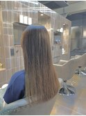 ナチュラル縮毛矯正ストレート