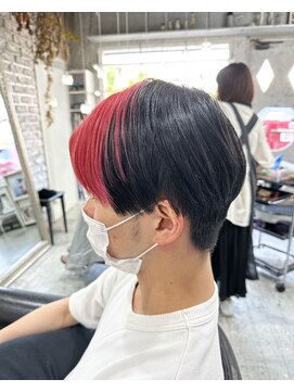 ヘアー アトリエ エゴン(hair atelier EGON) KPOPアイドルっぽ！バングカラー☆