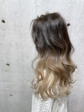 オーク 溝の口(OAK) コントラストホワイティ グレージュ×グラデーションカラー