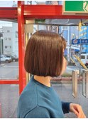 切りっぱなしボブ　タッセルボブ　ぷつっとボブ