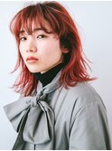 カッパーオレンジ×ミディアムウルフ