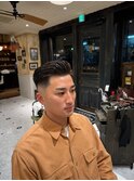 【LUDLOW BLUNT】スキンフェード サイドパート バーバーヘア