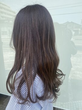 アンフルール(Un Fleur) 極細ハイライト×ラベンダーベージュ