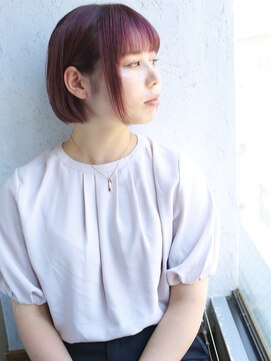 バース(BIRTH) 天神【BIRTH】ハイトーン耳かけカールボブ20代30代　2