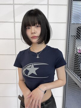 ロンドローズ 名古屋(Lond damaskRose) ブリーチ 学割 オリーブベージュ レイヤーカット リタッチ 370
