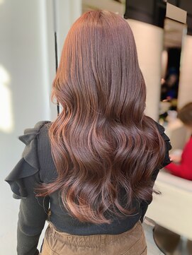 ステア ケース(stair case) 韓国レッドカラーレイヤーカットトリートメント