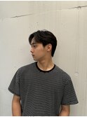 毛流れファザーパーマショート