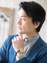 モッズヘアー メン 戸田公園店(mod's hair men) アレンジ自在！七三分けオールバック耳だしショートf戸田公園