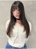 ロングレイヤー顔まわりレイヤー韓国レイヤー髪質改善渋谷