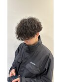 波巻きパーマ