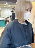 【やっぱりハイトーンのボブは可愛い】札幌駅/大通り/札幌美容室