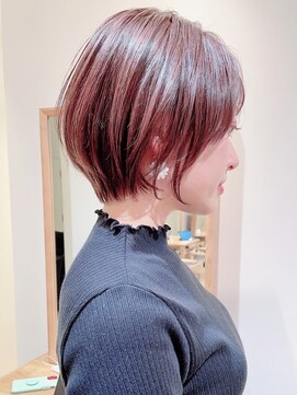 セイドット オモテサンドウ(Say. omotesando) say.重政レイヤーショートミディアムめるていまーカラー