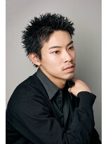 オーシャントーキョー ホワイト 原宿(OCEAN TOKYO WHITE)&nbsp;スパイキーショート短髪フェザーショートボックスショート