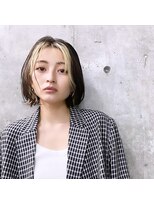 ミエル ヘア 新宿(miel hair)&nbsp;フェイスフレミングカラー☆デザインカラー　【新宿】