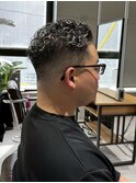 MEN'S/極道パーマ×メッシュ×フェード/男髪/短髪