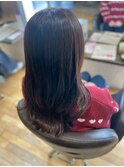 艶感×透明感　大人ナチュラルロング/髪質改善/ウェーブ