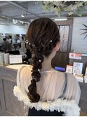 【Luccica Paris takako】ゆるふわ編みおろし×ヘアアレンジ