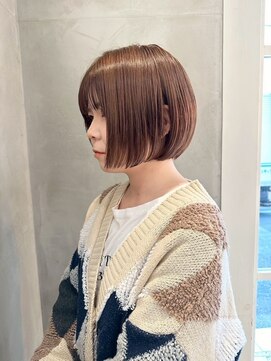 ケークリエイティブコード(K creative COrDE) ツヤ感×丸みショートボブ