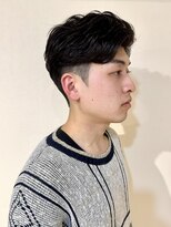 クレビアテン(CreBiA ten_)&nbsp;センターパート　ニュアンスパーマ　フェザーパーマ