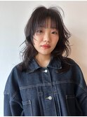 ミディアムパーマ
