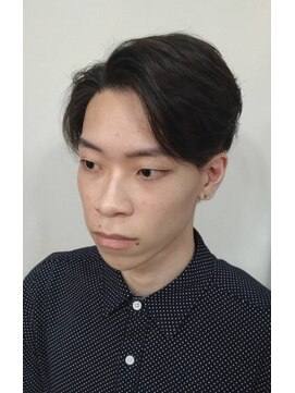 ブーフーウー(BOO-FOO-WOO) メンズアップバング+ゆるパーマ