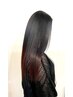 【straight】 カット＋髪質改善ストレート＋髪質改善トリートメント+水光TR