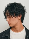 波巻きパーマニュアンスパーマミディアムパーマセンターパート