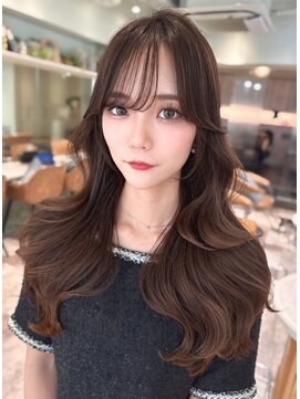 ロンド ロビン 栄(Lond robin) 【Lond robin】木屋元一 前髪/顔まわり/韓国/レイヤー/透明感