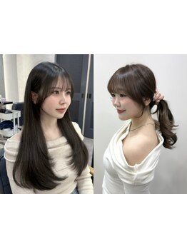 【阪急梅田駅から徒歩1分】韓国レイヤーカット×小顔レイヤーカットで叶う、あざと可愛いスタイルへ☆