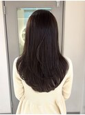 モカブラウン簡単ワンカールレイヤーカット【横浜】
