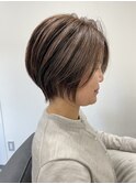 30代40代50代◎地毛風ストレートで自然な丸みに◎丸みショート