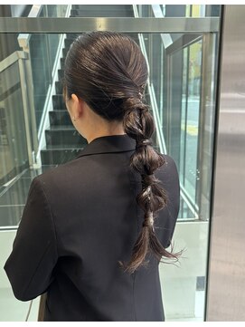 エアー 銀座タワー(AIR) 結婚式お呼ばれヘア/ヘアセット/ヘアアレンジ/玉ねぎヘア