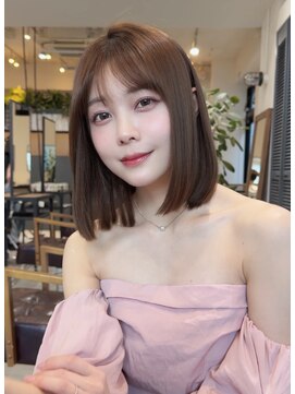 コート 表参道(Cote) 美髪大人ボブ内巻きボブまとまる切りっぱなし艶グレージュココア