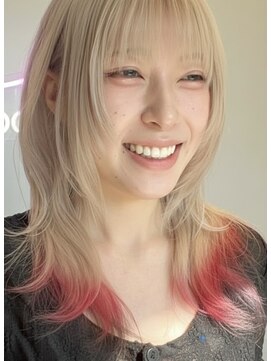 アイスプロドバイブルーム 木更津店(ice prod by bloom) 着物ヘア/ダークアッシュ/ミディアムレイヤーカット/木更津