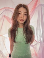 ベンジー オウン 代々木上原店(benji own)&nbsp;ヘーゼルベージュ　ブリーチなしカラー