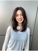 レイヤー/青山美容院/オリーブ/髪質改善/ミディアム