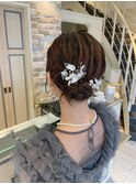 ミディアム×ゆるふわカチモリ 結婚式ヘア 溝の口 サクマ